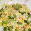 クック7NA4SM☆'s cooksnap of when they made 卵とカニカマで簡単！ゴーヤの中華炒め.