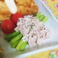 虹色♪︎ちゅーりっぷ's cooksnap of when they made アスパラのツナマヨ和え.