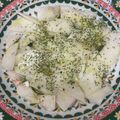 チャメゾウ's cooksnap of when they made コールラビのカルパッチョ.