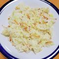 クックY08S17☆'s cooksnap of when they made キャベツと桜海老のチャーハン.