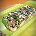 inyako's cooksnap of when they made ✿豚バラもやしニラのミルフィーユ蒸し✿.