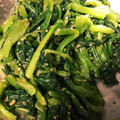 ぽインコ。's cooksnap of when they made 小松菜とほうれん草のナムル.
