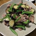 まりっぺ70's cooksnap of when they made なすぴーほりにし炒め.