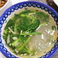 ☆こたみな's cooksnap of when they made 春菊たっぷりアジアンにゅうめん.