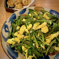 ごちそうちゃん's cooksnap of when they made 空芯菜と卵のエスニック炒め.