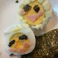 ♢レモン♢'s cooksnap of when they made ゆで卵deおひさま＊キャラ弁おかず.