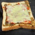 クックM6DK2O☆'s cooksnap of when they made 海苔つくきむチー★トースト.