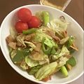 cookleia's cooksnap of when they made アスパラベーコンキャベツのペペロンチーノ.