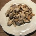 Yokchina's cooksnap of when they made 豚とマッシュルームのレモン炒め.
