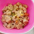 まっむ！'s cooksnap of when they made 子どもとランチ☆マカロニで焼きそば.