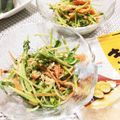 フジぽん's cooksnap of when they made 豆苗と人参のゴママヨサラダ.