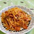 赤い電話's cooksnap of when they made 超簡単！喫茶店風ナポリタン！！.