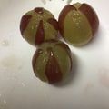 葉月優希's cooksnap of when they made 巨峰やピオーネ等のぶどうの簡単な飾り切り.