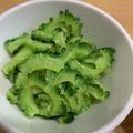 ポメちょん's cooksnap of when they made 苦味の少ない☆ゴーヤのナムル☆おつまみに.