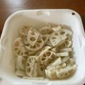 ガチャピン似's cooksnap of when they made シャキシャキもっちり！れんこんの下ゆで.