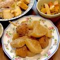 ばたみそーぱん☆'s cooksnap of when they made 大根とさつま揚げの胡麻煮.