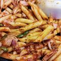 のりこったん's cooksnap of when they made 簡単ペンネのナポリタン？ケチャップ炒め.