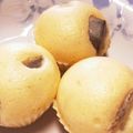 四葉にゃん's cooksnap of when they made さつまいもゴロゴロ蒸しパン（いも多め✨）.
