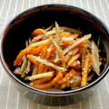 お料理ニャロメ's cooksnap of when they made ✿煮物風きんぴらごぼう✿.