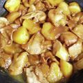 かぼちゃぷりん☆'s cooksnap of when they made 子供も大好き！！ぷりぷり鶏皮じゃが煮！.