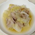 はやずみ's cooksnap of when they made 簡単♪豚バラと白菜のレンジ蒸し.