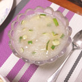 R_shizuku's cooksnap of when they made 冷んやりデザート「梨とすだち寒」.