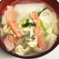 やえまりも's cooksnap of when they made 残ったワンタンの皮でスープを.