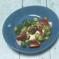 おはなすき's cooksnap of when they made オクラとトマトの豆腐サラダ♪.