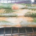 桜木畦道's cooksnap of when they made ビールに最高☆もち餅明太子スティック春巻.