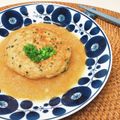 ぽんしゅラブ子's cooksnap of when they made ふわふわ♡豆腐ハンバーグおろし和風ソース.