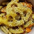 愛とココ's cooksnap of when they made れんこんとにんじんのきんぴら2.