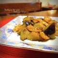 inyako's cooksnap of when they made 茄子とれんこんのピリ辛甘酢炒め.