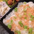 hitomi♪＊'s cooksnap of when they made お弁当・・・94鮭とごまと青ねぎご飯.