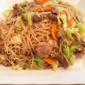 ちえ太郎5's cooksnap of when they made マルちゃん×ケンミン焼きビーフン.