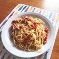 Eire's cooksnap of when they made 簡単美味しい☆タコのトマトソースパスタ.