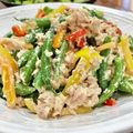 Superlittleboo's cooksnap of when they made いんげんとツナの胡麻みそマヨネーズ和え。.
