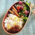 yesmama's cooksnap of when they made お弁当に♬オクラのお花✿海苔とチーズで.