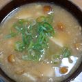 クックL2DT1S☆'s cooksnap of when they made 豆腐となめこおろしのお味噌汁.