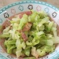 ぽーころにゃろ's cooksnap of when they made 簡単☆キャベツとベーコンの温サラダ.