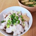 ゆかりんご117♪'s cooksnap of when they made 豚しゃぶネギ塩丼.