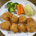 早起きまま's cooksnap of when they made ✿簡単！ホタテのチーズ風味フライ✿.