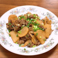 ミケ∩＾ω＾∩'s cooksnap of when they made 牛肉と山芋　すき焼き風炒め　覚え書き.