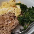 ヨシヨッシー's cooksnap of when they made 甘くて子ども大好き♡三色そぼろ丼‪ꔛ‬♡.