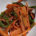 ヨシヨッシー's cooksnap of when they made 作り置き♪人参ピーマンのめんつゆ炒め♪.