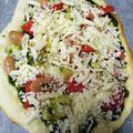 ゆうたつママ's cooksnap of when they made 自家製ジェノバソースで＊pizza.