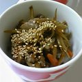 ☆しょーこ☆'s cooksnap of when they made 食物繊維で便秘解消★きんぴらごぼう.