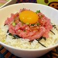 naokichi♡'s cooksnap of when they made 簡単美味☆まぐろユッケ風.