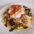 ゆたまる＊♪'s cooksnap of when they made ピリ辛！おいしい！和風おろしパスタ.