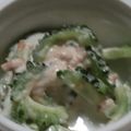 ヨシヨッシー's cooksnap of when they made 【簡単作り置き】ゴーヤとツナのマヨ和え.