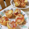 月✳Iris's cooksnap of when they made 桃と紅茶カスタードのマフィン☆.